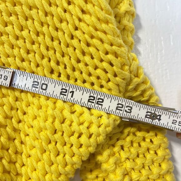 Free People My only Sunshine yellow turtleneck knit sweater size xs - Picture 7 of 9